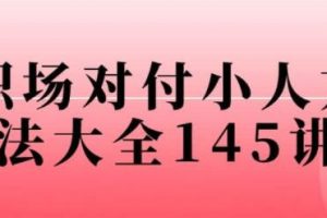 《职场对付小人方法大全》145讲