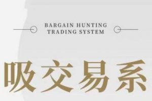 低吸汤哥《低吸交易系统》低吸战法视频教程