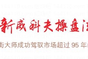 孟洪涛《优势盘感交易员成长计划》威科夫操盘法