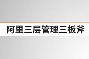 《阿里三层管理三板斧》战略性的组织执行力