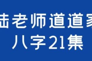 陆老师《道家八字》培训课程视频讲座