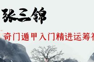 张三锦《奇门遁甲入门精进运筹》教程视频