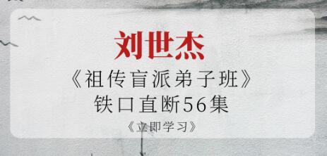 刘世杰《祖传盲派弟子班》铁口直断56集