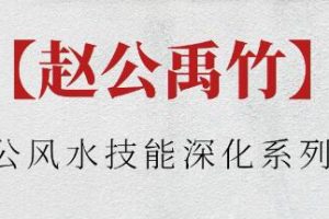 赵公禹竹《杨公风水技能深化系列课》