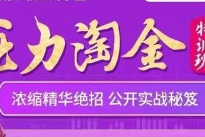 何青平《主力淘金特训班》浓缩精华绝招